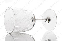 Verre à eau n°2 en cristal de Baccarat modèle Médicis forme 8470 gravure 8828 présentant un important décor gravé photo-2