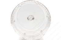 Verre à eau n°2 en cristal de Saint-Louis modèle Meurice gravure au pantographe numéro 108, présentant des guirlandes de fleurs surmontées de nœuds photo-5