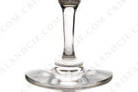 Verre à eau n°2 en cristal de Baccarat forme 4529 gravure Mimosa, orné de branches de mimosa et d une frise gravées photo-6