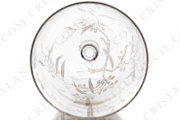 Verre à eau n°2 en cristal de Baccarat forme 4529 gravure Mimosa, orné de branches de mimosa et d une frise gravées photo-7