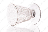 Verre à liqueur en cristal de Baccarat modèle Michelangelo présentant un important décor gravé photo-2