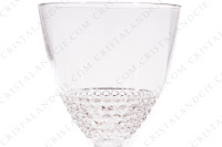 Verre à liqueur n°6 en cristal de Lalique modèle Nippon ornés de frises de perles sur la paraison photo-3