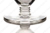 Verre à Porto n°5 en cristal de Baccarat présentant un décor de bouquet de fleurs gravé photo-4