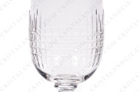 Verre à Porto n°5 en cristal de Baccarat modèle Nancy présentant un important décor taillé photo-3