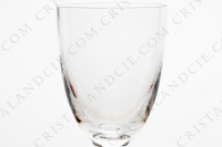 Verre à vin rouge n°3 en cristal de Saint-Louis modèle Bizet, orné d une bague sur la jambe photo-3
