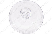 Wine glass n°3 in crystal by Daum pattern Bolero with a twisted ring on the stem photo-5