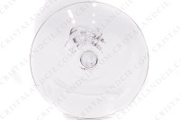 Wine glass n°3 in crystal by Daum pattern Bolero with a twisted ring on the stem photo-6