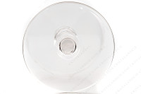 Verre à vin rouge n°3 en cristal de Saint-Louis modèle Meurice gravure au pantographe numéro 108, présentant des guirlandes de fleurs surmontées de nœuds photo-6