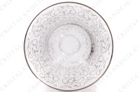 Verre à vin blanc n°4 en cristal de Baccarat modèle Michelangelo présentant un important décor gravé photo-5