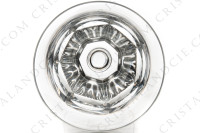 Verre à vin blanc n°4 en cristal de Baccarat modèle Missouri à décor taillé de côtes plates photo-5