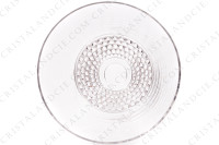 Verre à vin blanc n°4 en cristal de Lalique modèle Nippon ornés de frises de perles sur la paraison photo-5