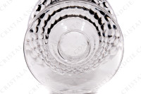 Verre à vin blanc n°4 en cristal de Lalique modèle Nippon ornés de frises de perles sur la paraison photo-6