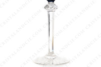Verre à vin du Rhin roemer en cristal double-couches bleu foncé de Saint-Louis modèle Tommy présentant un important décor taillé photo-4