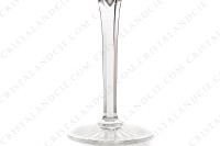 Verre à vin du Rhin, roemer en cristal double couches rouge de Saint-Louis forme 340 taille 5654, orné de côtes plates sur la paraison et la jambe et d une étoile sous le pied photo-4